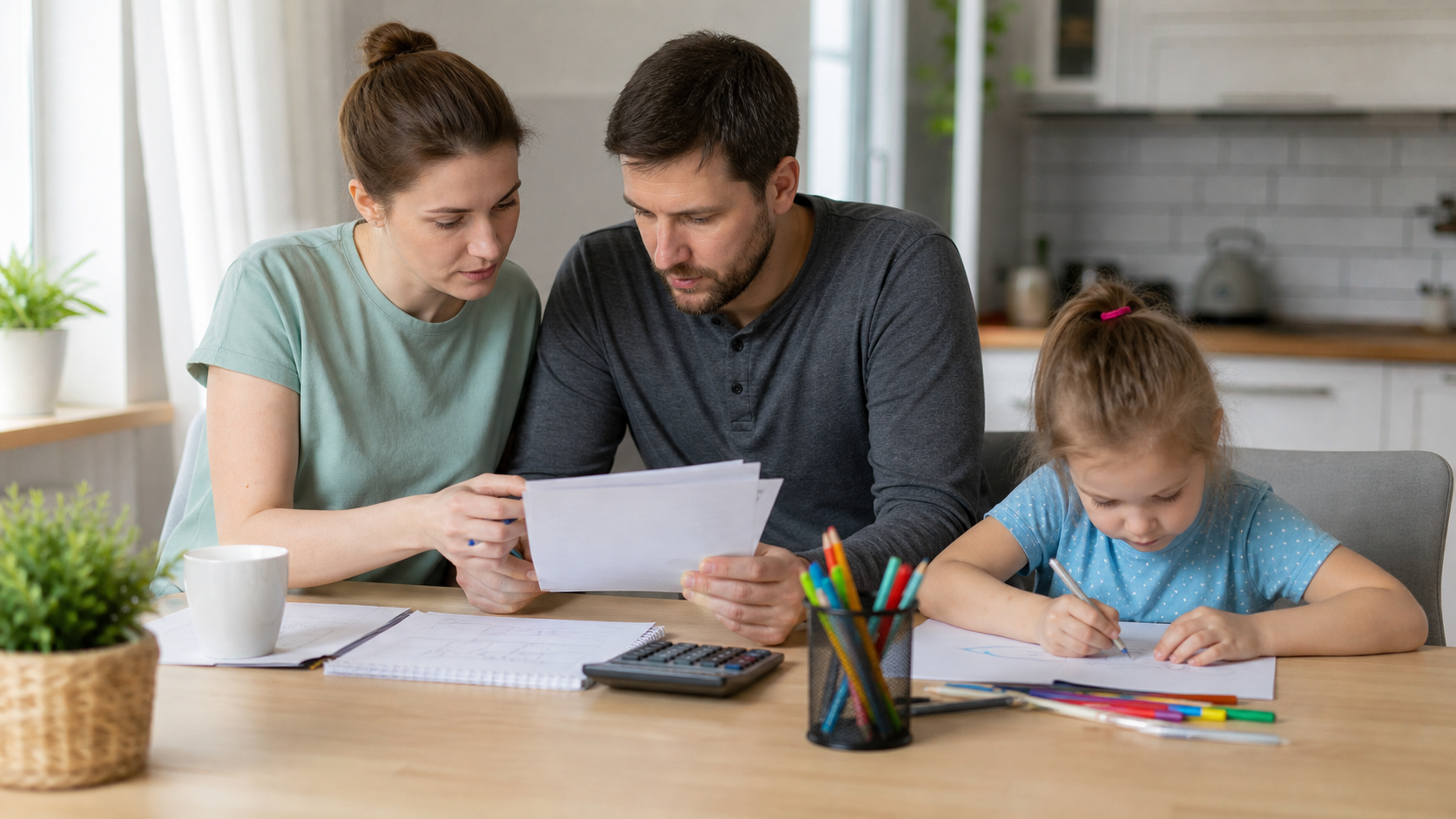 Родители готовят документы и план действий для социального контракта
